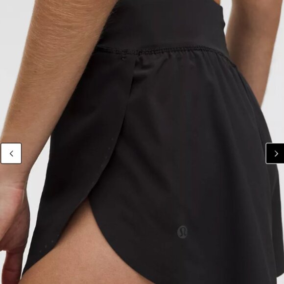 Fast and Free High-Rise Classic-Fit Split Short 3" - Black - Picture 2 of 6